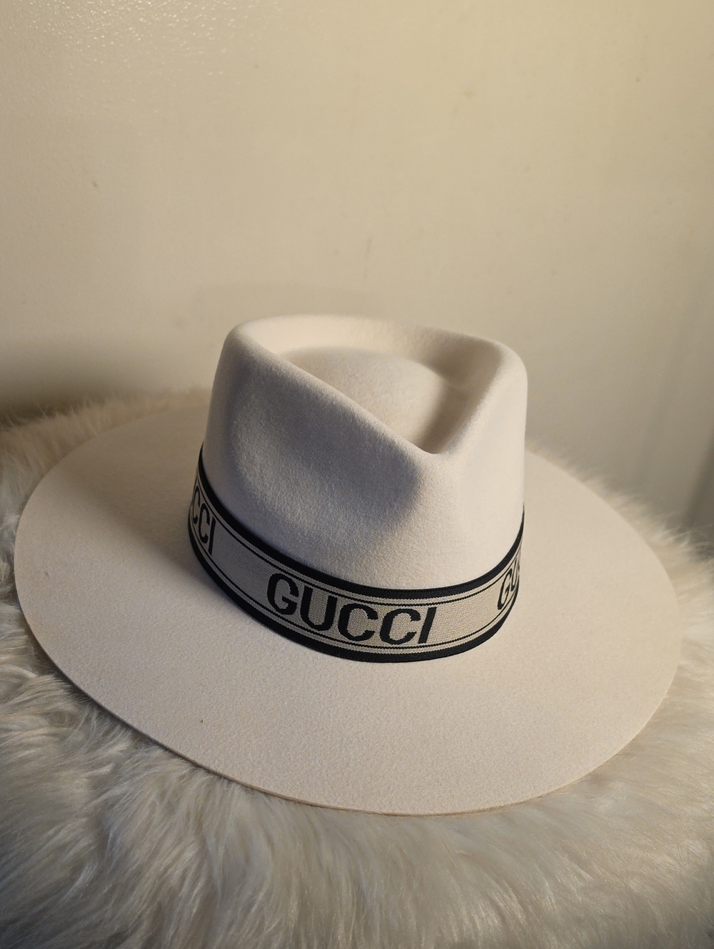 Wide Brim Fedora Hat w/ Band